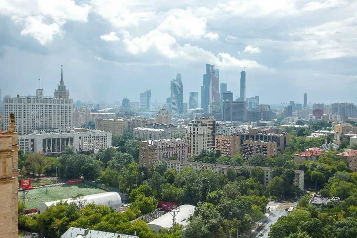 Москва: Люкс с балконом и видом на Москва-Сити