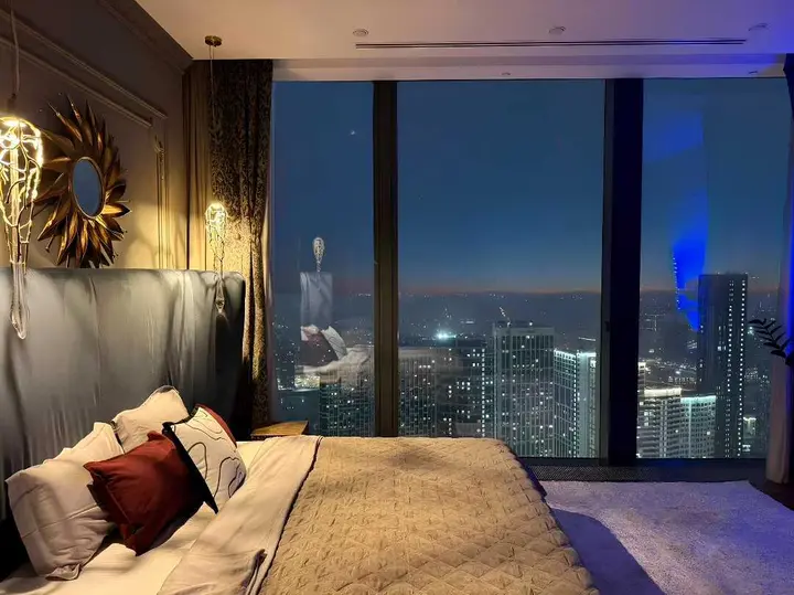 Москва: Уютная Студия  Sky City Moscow 43 этаж