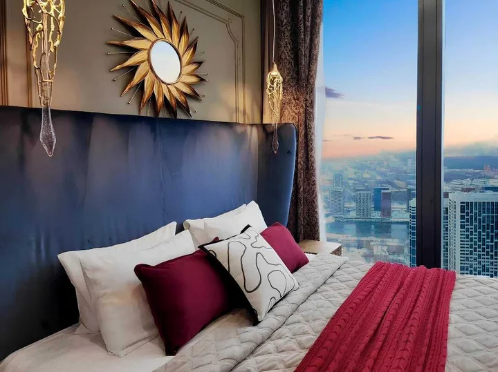 Москва: Уютная Студия  Sky City Moscow 43 этаж