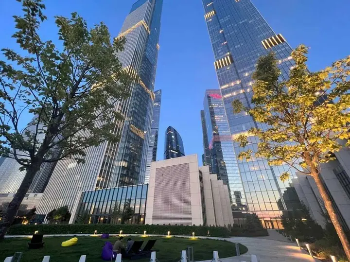 Москва: Уютная Студия Sky City Moscow 43 этаж