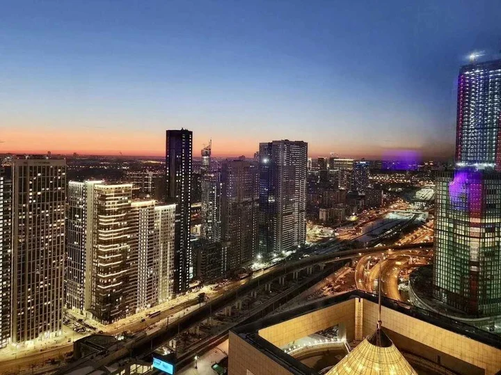 Москва: Уютная Студия Sky City Moscow 43 этаж