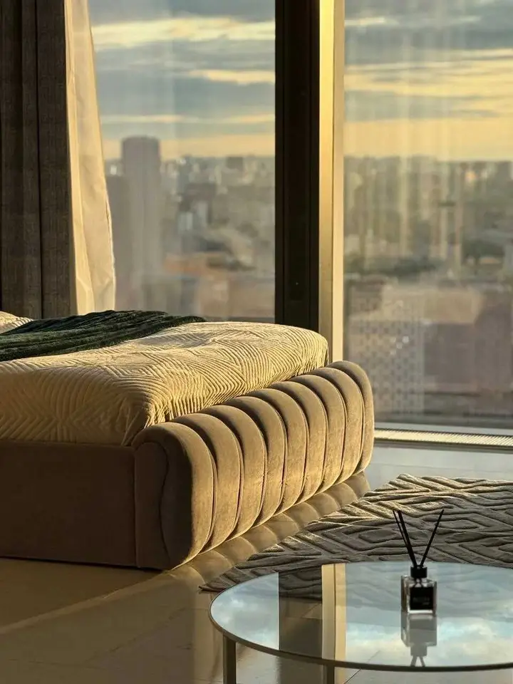 Sky City Moscow Уютная студия с подсветкой и Аэрохоккеем в Москва Сити! Закатная сторона! — фото 2