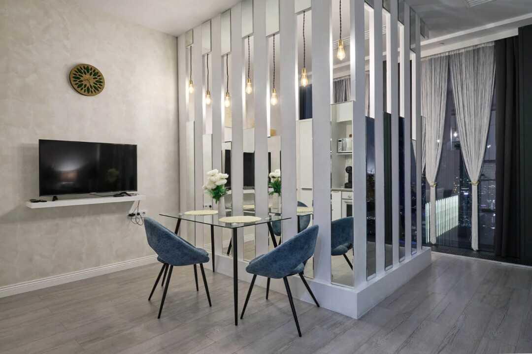 Москва: Sky City Moscow Уютная студия на 51 этаже с уникальным видом на все башни Москва Сити