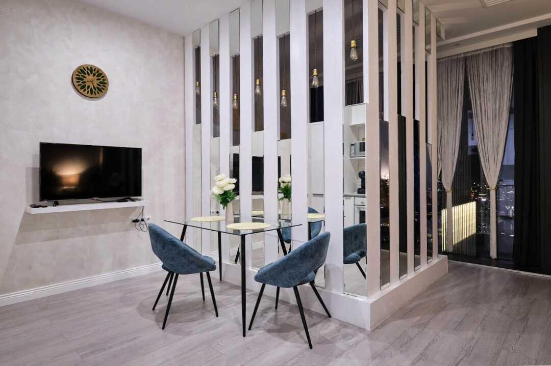 Москва: Sky City Moscow Уютная студия на 51 этаже с уникальным видом на все башни Москва Сити