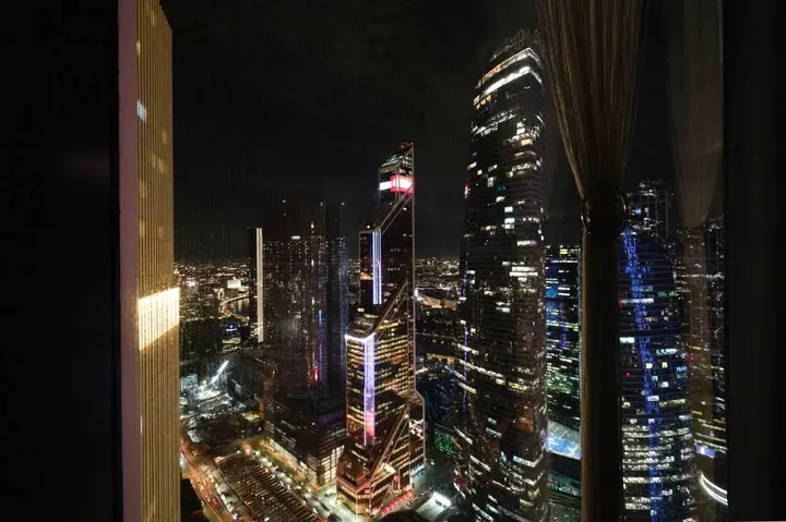 Москва: Sky City Moscow Уютная студия на 51 этаже с уникальным видом на все башни Москва Сити