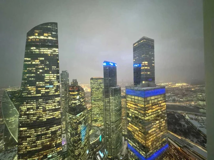 Москва: Sky City Moscow Роскошный апартамент с видом на башни на 61 этаже