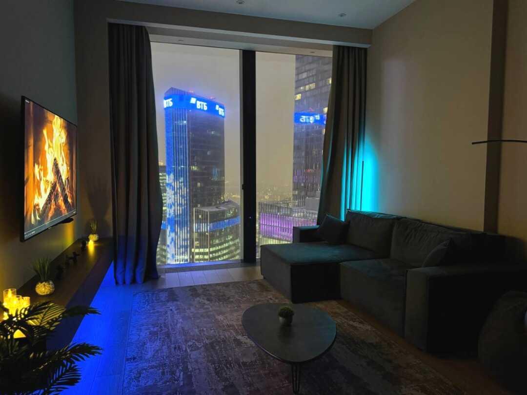 Sky City Moscow Роскошный апартамент с видом на башни на 61 этаже — фото 6