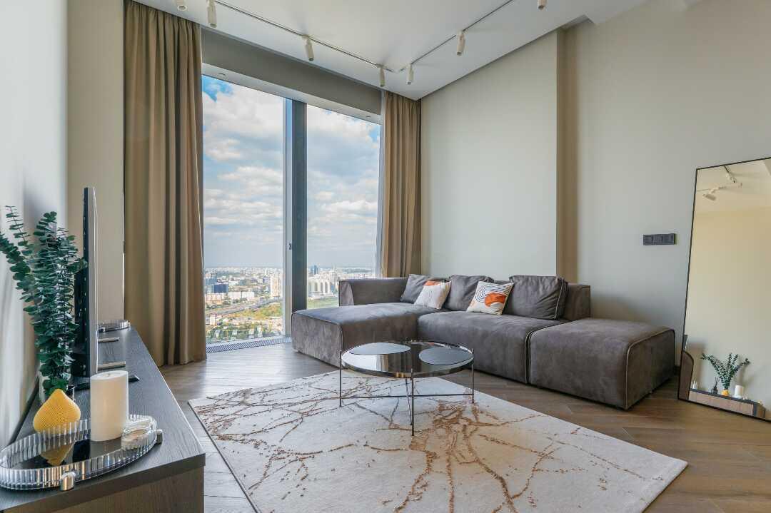 Sky City Moscow 59 этаж! Редкий вид на город! Интерьер нежный как лакомка! — фото 1