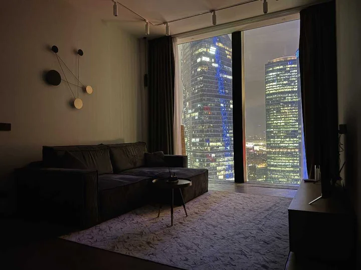 Москва: Апартаменты Sky City Moscow Особенный вид на Лужники, Парк Победы, башни и город!