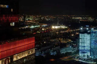 Москва: Апартаменты Sky City Moscow 62 этаж! Вид на Башни, Лужники, Парк победы и город! Очень уютный!