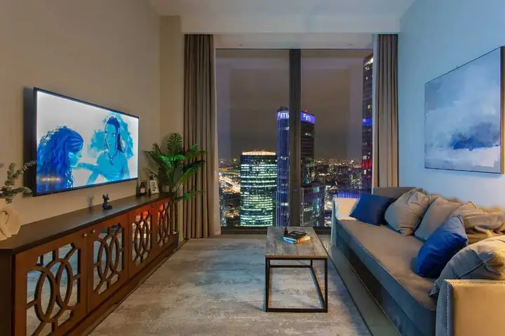Апартаменты Sky City Moscow 62 этаж! Вид на Башни, Лужники, Парк победы и город! Очень уютный! — фото 2
