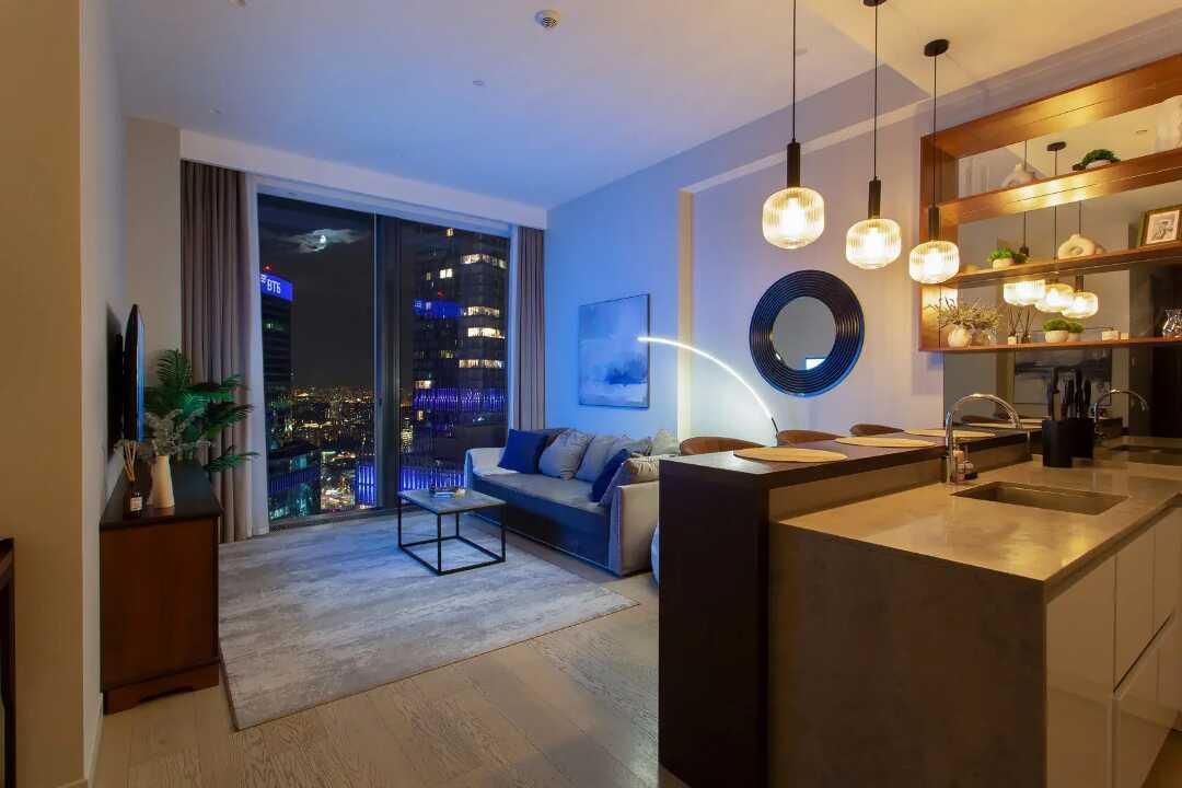 Апартаменты Sky City Moscow 62 этаж! Вид на Башни, Лужники, Парк победы и город! Очень уютный! — фото 6