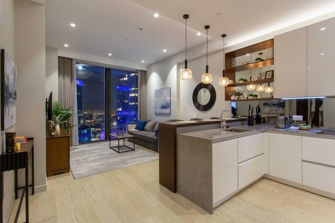 Москва: Апартаменты Sky City Moscow 62 этаж! Вид на Башни, Лужники, Парк победы и город! Очень уютный!