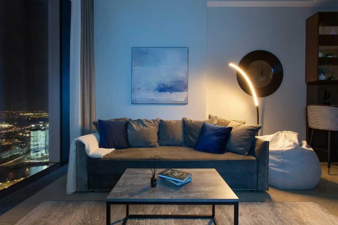 Москва: Апартаменты Sky City Moscow 62 этаж! Вид на Башни, Лужники, Парк победы и город! Очень уютный!
