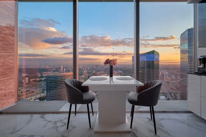 Апартаменты Sky City Moscow 80 этаж Вид на МГУ — фото 3