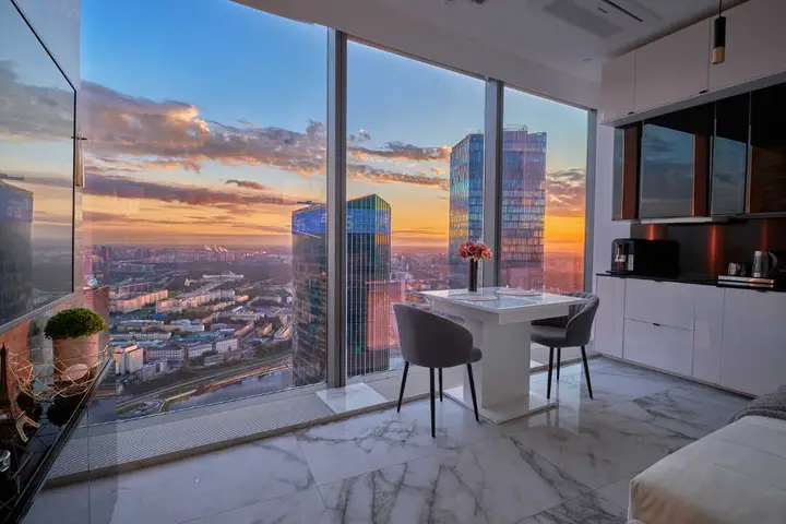 Апартаменты Sky City Moscow 80 этаж Вид на МГУ — фото 2