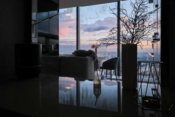 Москва: Апартаменты Sky City Moscow 80 этаж Вид на МГУ
