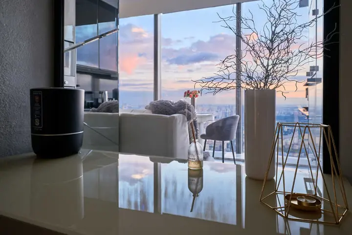 Москва: Апартаменты Sky City Moscow 80 этаж Вид на МГУ