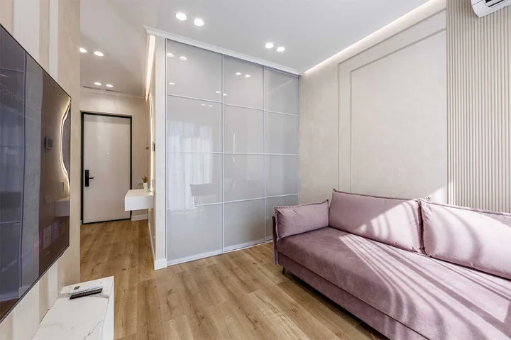 Москва: Апартаменты Flat Inn Level Причальный с панорамным видом на Москва-Сити