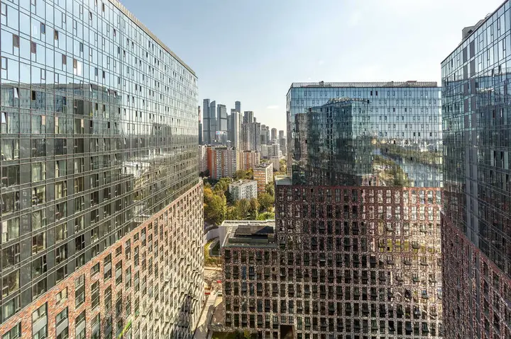 Москва: Апартаменты Flat Inn Level Причальный с панорамным видом на Москва-Сити