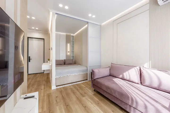 Москва: Апартаменты Flat Inn Level Причальный с панорамным видом на Москва-Сити