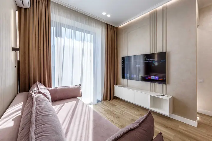 Апартаменты Flat Inn Level Причальный с панорамным видом на Москва-Сити — фото 5