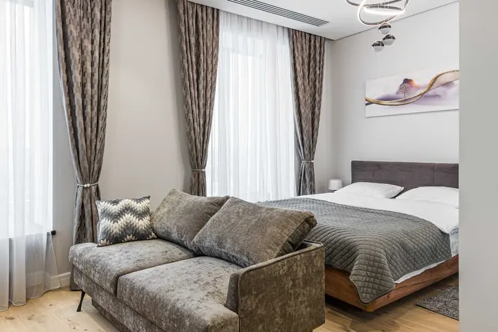 Москва: Апартаменты Flat Inn в ЖК дом "Чкалов" 15 этаж на Курском Вокзале