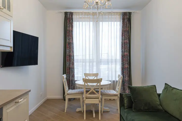 Москва: Апартаменты Flat Inn с видом на Москва-Сити на Шелепихинской набережной