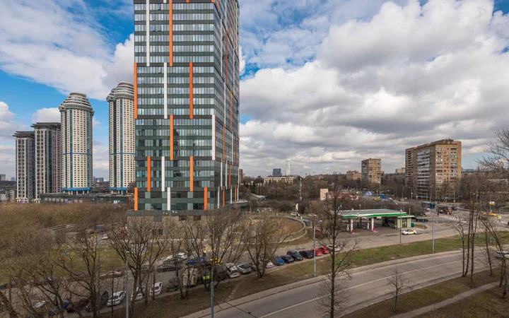 Москва: Апартаменты Flat Inn с видом на МГУ на Мосфильмовской улице
