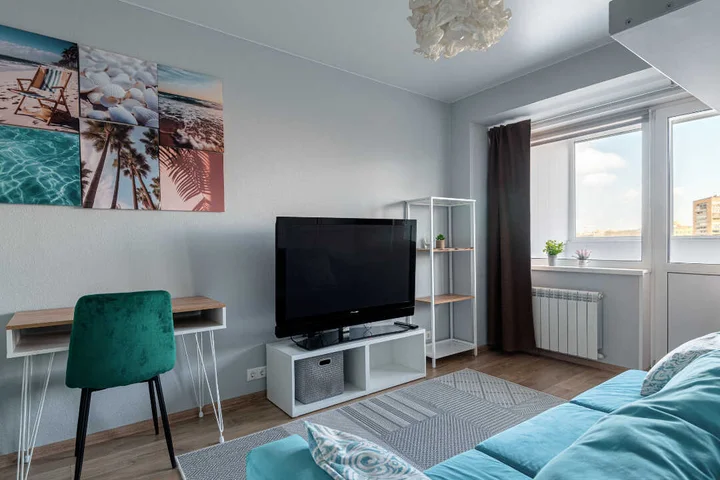 Москва: Апартаменты Flat Inn с видом на МГУ на Мосфильмовской улице