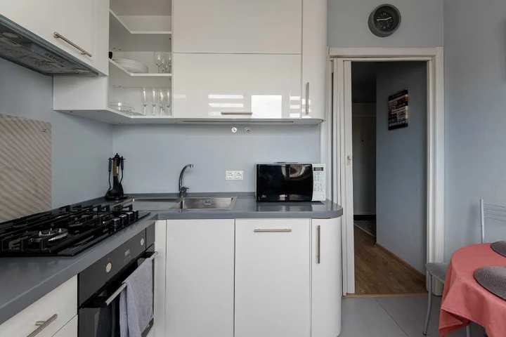 Москва: Апартаменты Flat Inn с видом на МГУ на Мосфильмовской улице