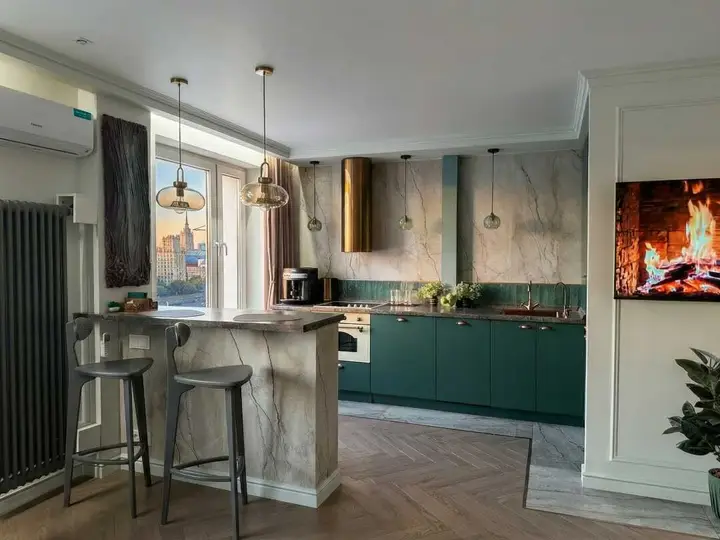 Квартира "Top Rooms" на Саввинской с панорамным видом на набережную — фото 1