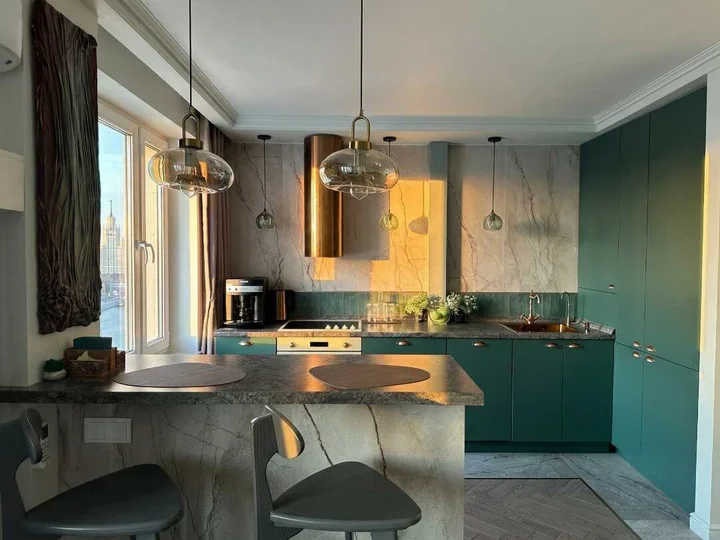 Москва: Квартира "Top Rooms" на Саввинской с панорамным видом на набережную