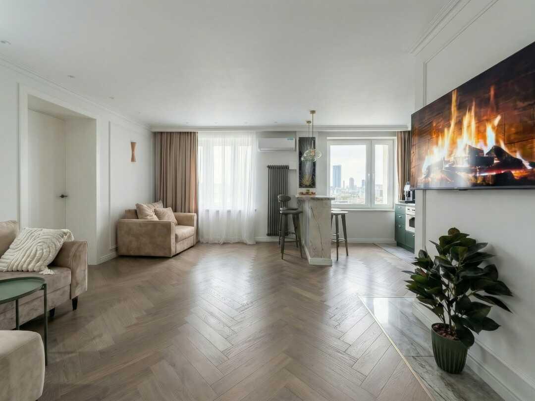 Москва: Квартира "Top Rooms" на Саввинской с панорамным видом на набережную