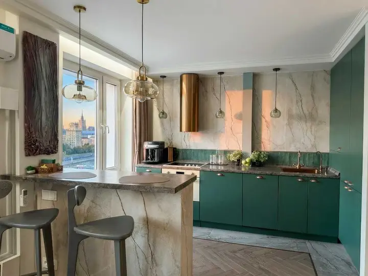Москва: Квартира "Top Rooms" на Саввинской с панорамным видом на набережную