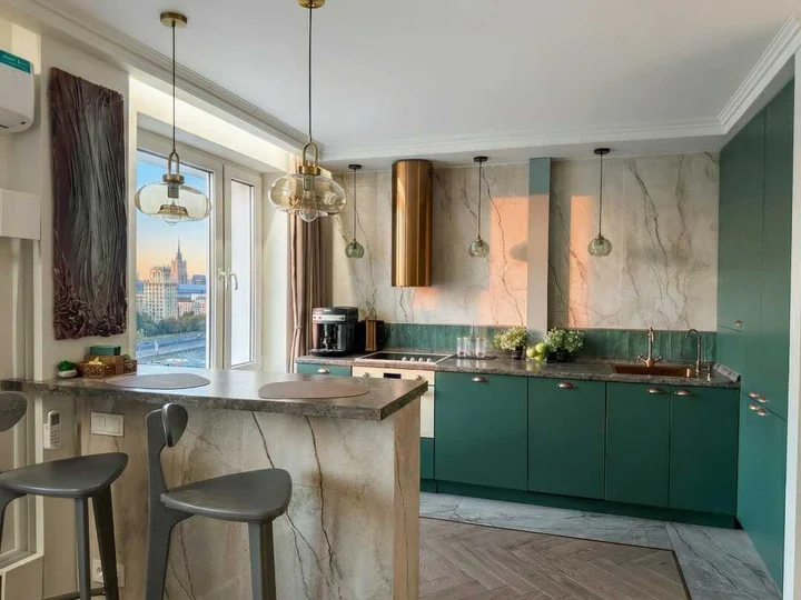 Москва: Квартира "Top Rooms" на Саввинской с панорамным видом на набережную