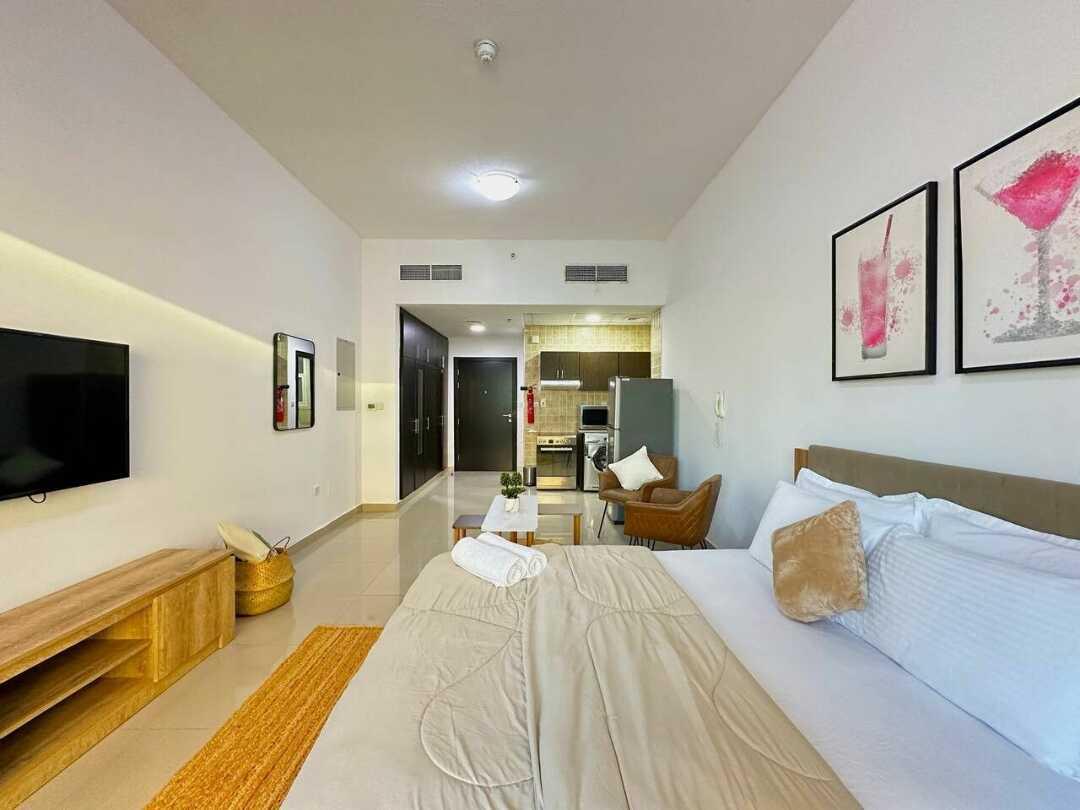 Дубай: Апартаменты "For Rent Dubai Top View Studio w/ Balcony in Marina"