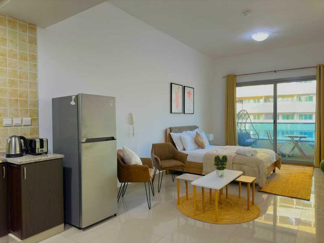 Дубай: Апартаменты "For Rent Dubai Top View Studio w/ Balcony in Marina"