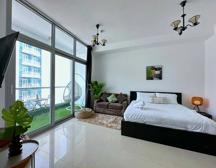 Дубай: Апартаменты "For Rent Dubai First Line Canal View Studio w/ Balcony MAX 4 Pax"