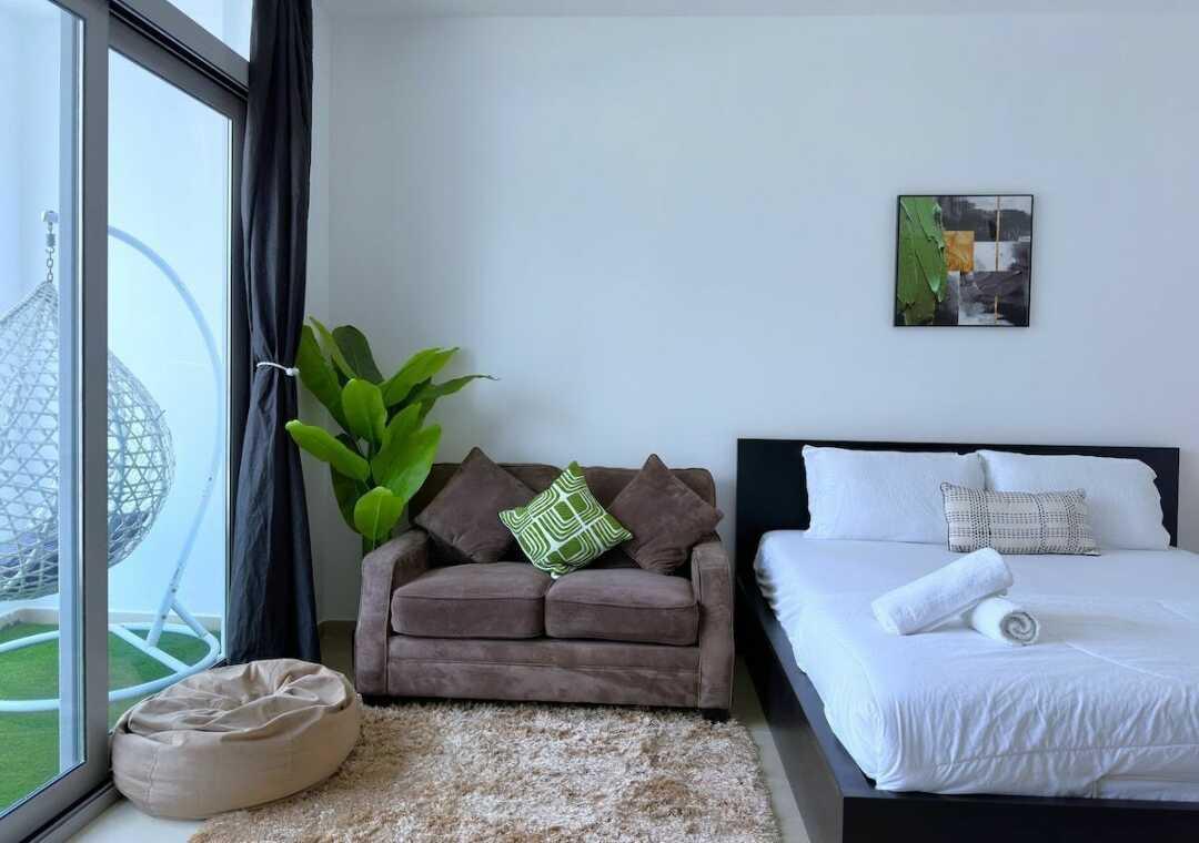 Дубай: Апартаменты "For Rent Dubai First Line Canal View Studio w/ Balcony MAX 4 Pax"