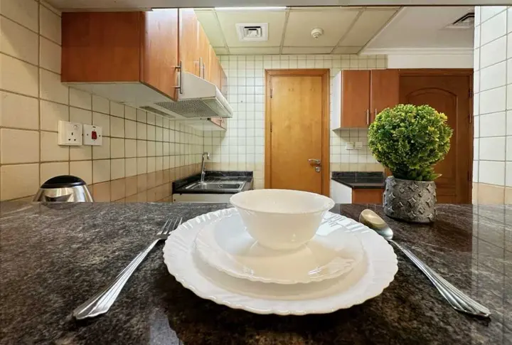 Дубай: Апартаменты "For Rent Dubai Quiet Studio w/ Balcony & RoofTop Pool in Marina"