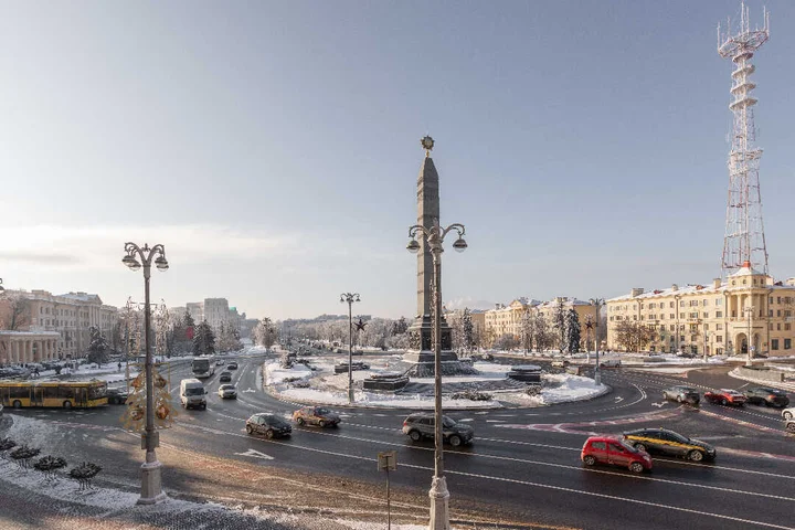 Минск: Апартаменты Люкс с Видом на Площадь Победы