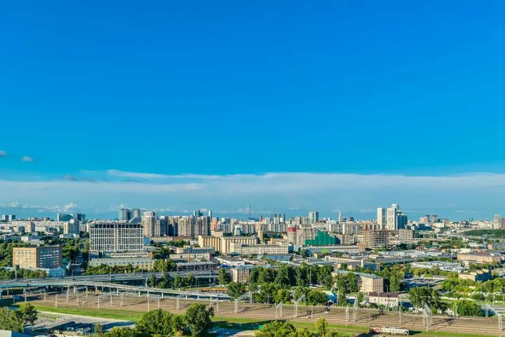 Москва: Дизайн Студия с видом на город
