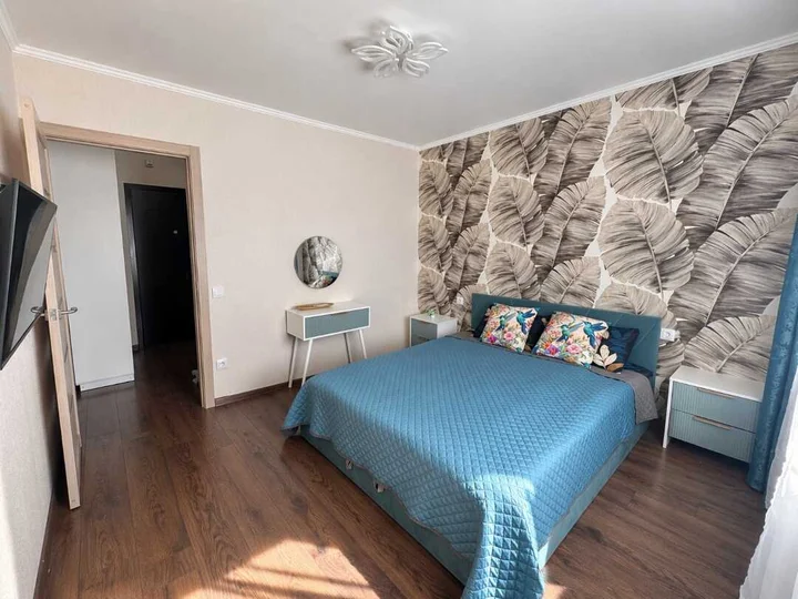 Анапа: Family Space: квартира с кухней-гостиной для семьи, вид на море и горы