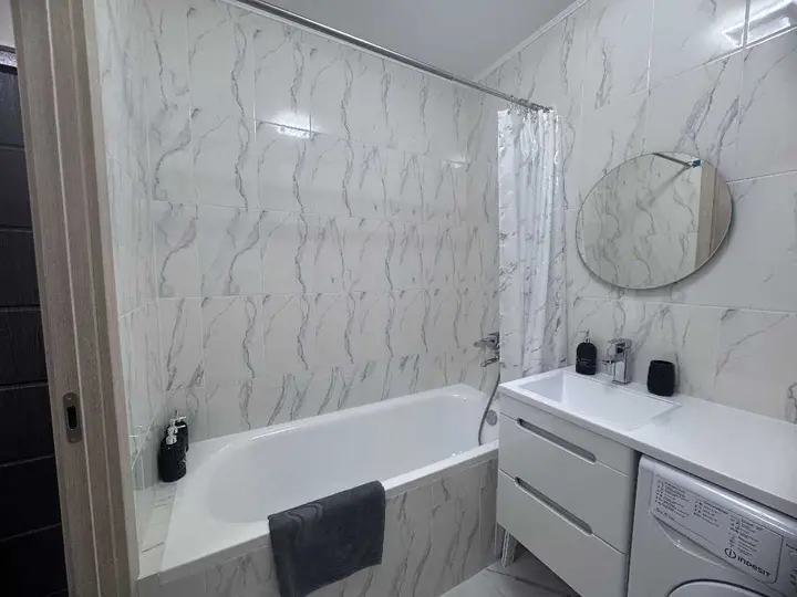 Анапа: Family Space: квартира с кухней-гостиной для семьи, вид на море и горы